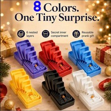 Multi-Layer Nesting Prank Box, 3D Printed Surprise Gift with Mini Middle Finger picture