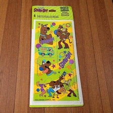 Vintage 1998 Scooby Doo Stickers Hallmark Party Express Cartoon Network 4 Sheets picture