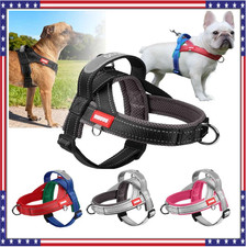 Dog Pet Vest Harness No Pull w/ Handle Adjustable Control Harness Reflective USA picture