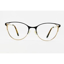 Karen Kane Eyeglass Frames Womens Black Gold Viognier Cat Eye 49-17-135 picture