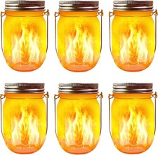 Solar Flicker Torch Lights 6 Pack Waterproof Dancing Flicker Lanterns Lights picture