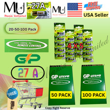 20-50-100 PACK GP A27 12V Alkaline 27-A replacement battery  picture