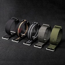 High Quality Nylon Watch Band Canvas Watch Strap Single Pass 18mm 20mm 22mm picture
