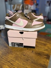 Nike SB Nike Dunk Low Pro CHERRY STUSSY SB Skate Shoes Pink/Brown Men’s US 13 🍒 picture