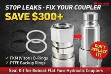 Bobcat Flat Face Hydraulic Coupler Seal Kit | Fix Leaks | Skid Steer Repair picture
