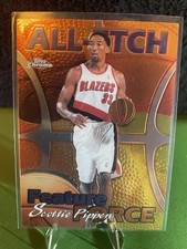 🔥 1999-00 Topps Chrome All-Etch Scottie Pippen #AE2 – Trail Blazers 🏀 picture