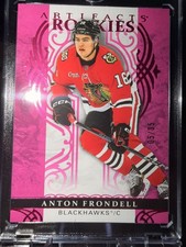 2026-27 UD Artifacts Rookies Anton Frondell PINK #05/35 Blackhawks RC SP picture