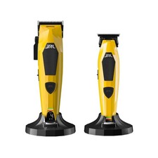 JRL PROFESSIONAL DIAMANTE CORDLESS CLIPPER & TRIMMER COMBO SET - YELLOW/BLACK picture