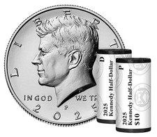 *LAST YEAR* BU 2025 P & D KENNEDY HALF DOLLARS UNCIRCULATED IN HOLDERS  picture