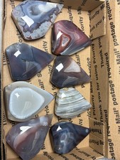 Mozambique Swazi Agate Free Forms Banding Lot picture