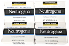 Neutrogena Transparent Facial Bar Original Formula Fragrance Free 3.5oz Lot of 4 picture