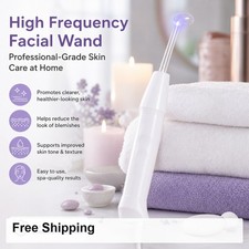 High-Frequency Facial Massager 120KHz 4-in-1 Skin Care Kit Anti-Acne Wand picture