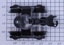 K-Line K5000-1X Plastic 4-Wheel Coupler Truck  (50) picture