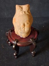 Ancient Chinese Tang Dynasty Terracotta Pottery Head Figurine Lady Mingqi 4