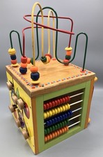 Vintage Play22 Wooden Childs Activity Cube, a 5-in-1 toy Abacus Learning Puzzle picture