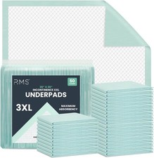 50 Pcs Disposable Underpads 36x36 Inch Super Absorbent Leakproof Bed Chux picture
