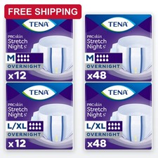 TENA ProSkin Stretch Night Overnight Incontinence Briefs Unisex M/L/XL 8 Drops picture