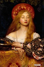 Vanity Frank Cadogan Cowper 1907 Woman Portrait Painting Art Print picture