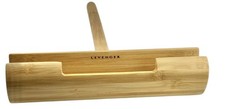 Levenger Bamboo Wood Tablet Stand For Desk Elegant Nantucket Style 9” picture