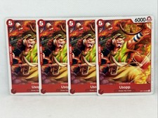 4x Usopp Starter Deck 31: RED Monkey.D.Luffy Uncommon OP11-003 NM picture