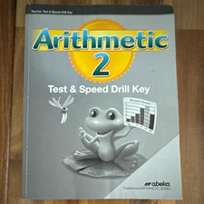 Abeka Traditional Arithmetic Series Arithmetic 2 Test & Speed Drill Key TE picture
