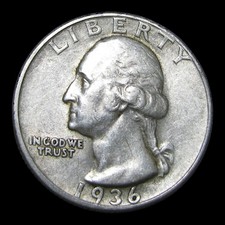 1936-D/D/D Washington Quarter Silver ---- Stunning Condition Coin ---- #KK646 picture