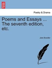 Poems and Essays ... The seventh edition, etc.                                  picture