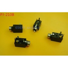 20pcs 2.5mm female audio connector 4 pin dip headphone jack socket PJ-210B *pz picture