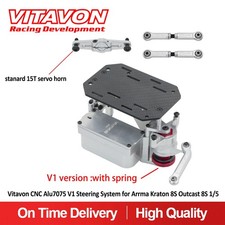 Vitavon CNC Alu7075 Steering System  for Arrma Kraton 8S Outcast 8S 1/5 picture