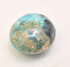 Natural Blue Turquoise Gemstone 57.65 Ct Oval Cabochon Loose Gemstone picture