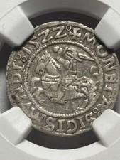 Sigismund I the Old. Half-grosz 1522, Vilnius picture