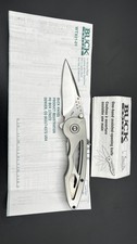 Buck 290 Rush USA 2003 — Gun Metal Handle — NOS  Assisted Folder — Rare Early picture