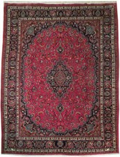 10x13' Black Traditional Semi Antique Kashaan Rug 71087 picture