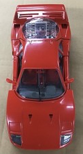 1:18 Burago Italy 1987 Ferrari F40 Red On Red Colored Model Car picture