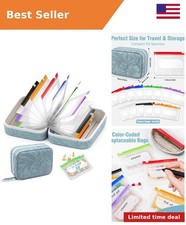 A8 Waterproof Pill Pouch Set, Travel Pill Organizer with 14 Color Pouches picture