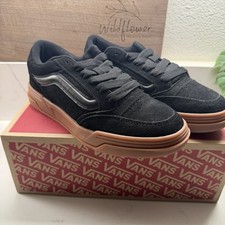 VANS Hylane Black/Gum Skateboarding Shoes Men's US 8 Medium (D) 9.5 women picture