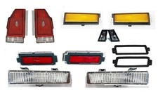 1983-86 Monte SS Turn Lamp Side Marker Tail Light Taillight License Lens 12 pcs picture