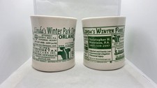 Linda's Winter Park Diner Orlando Florida White Diner Ceramic Advertising Mugs picture