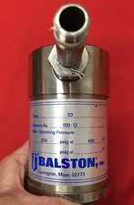 Balston Type 33 Element 100-12  250psig@400F PLUS Hoke Needle Valve Vacuum Gauge picture
