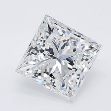 IGI Certified 1.01 Ct PRINCESS Cut Lab Grown CVD Diamond D Color VS1 Clarity picture