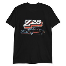Black 1978 Camaro Z28 T-tops Muscle Car Collector Cars Short-Sleeve T-Shirt picture