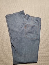 Vintage Ultra rare 1970's Levi's Orange tab Mens Jeans Lightweight 32x32 Bootcut picture