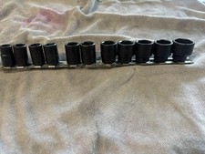 Vintage Mac Tools XP6 3/8 Metric Socket Set Rare Made In USA picture