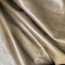 Upholstery Leather Hide Remnant Taupe Brown Color Over 12sf 1.4mm 3-4oz picture