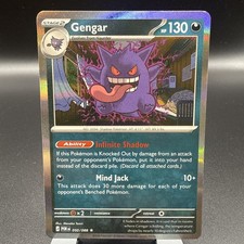 Pokemon TCG Gengar 094/165 SV Scarlet & Violet 151 Reverse Holo Rare 130 HP Eng picture