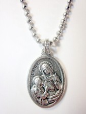 St Anne Medal Italy Necklace 24