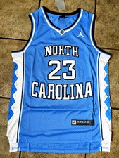 Michael Jordan Jersey #23 North Carolina Throwback Jersey Men's Blue picture