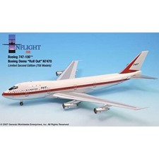 Inflight IF742001A Boeing 747-100 House Demo Color N7470 Diecast 1/200 Jet Model picture