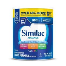 Similac Advance OptiGRO Infant Baby Formula- 1.92lb/30.8oz X 6 *LARGE CAN* 5/27 picture