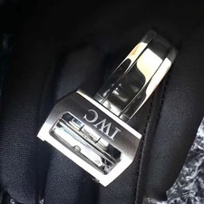 IWC Pilot's STAINLESS STEEL Deployment Folding Clasp Buckle (18mm) BRAND NEW picture